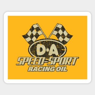 D-A Speed Sport Racing Oil 1961 Sticker